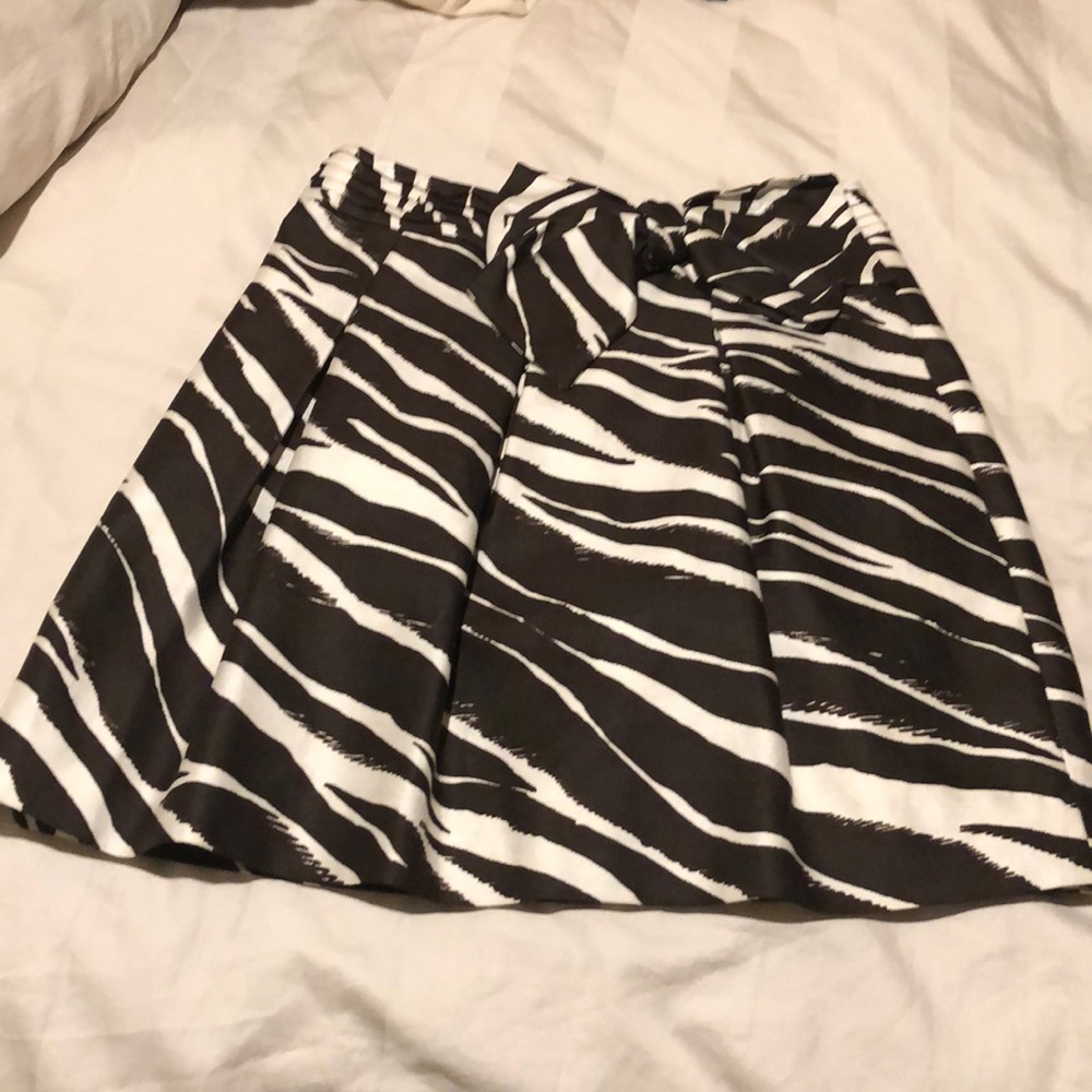 Kate spade | zebra print skirt, size 6